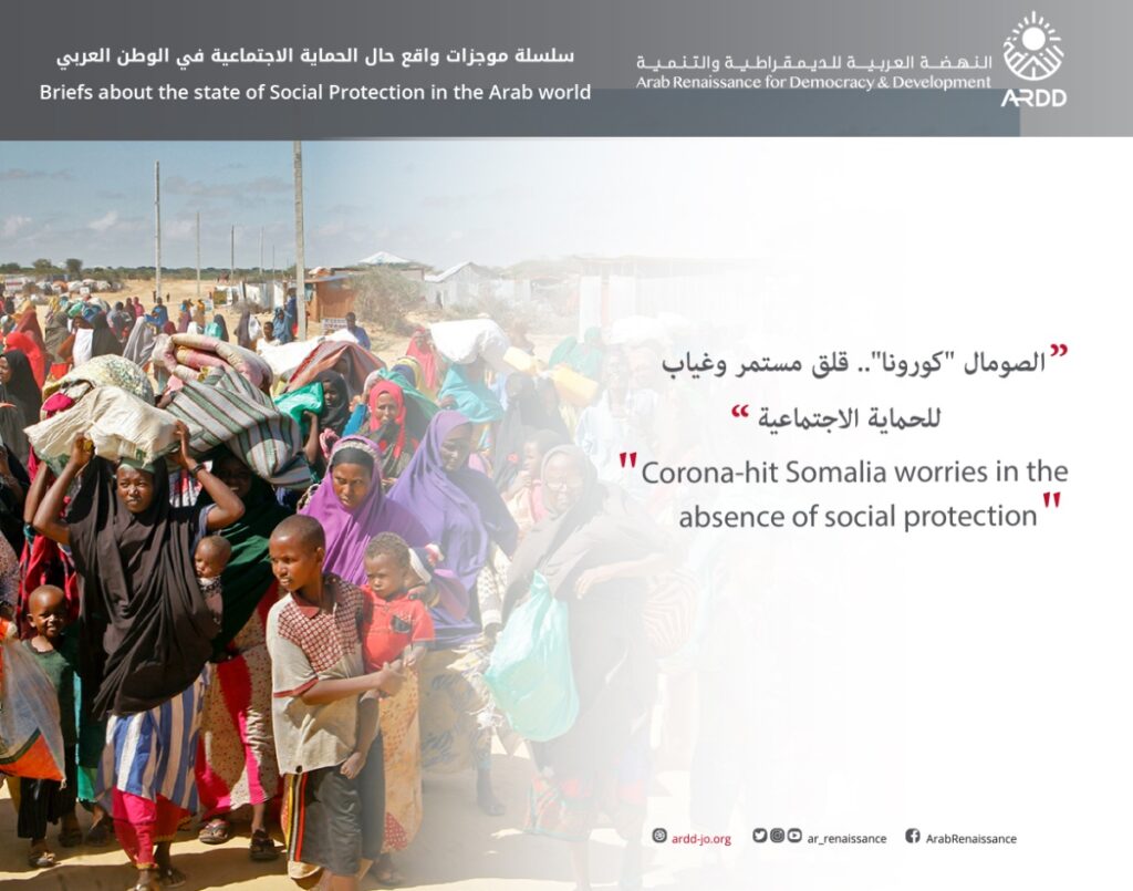 Corona-hit Somalia worries in the absence of social protection