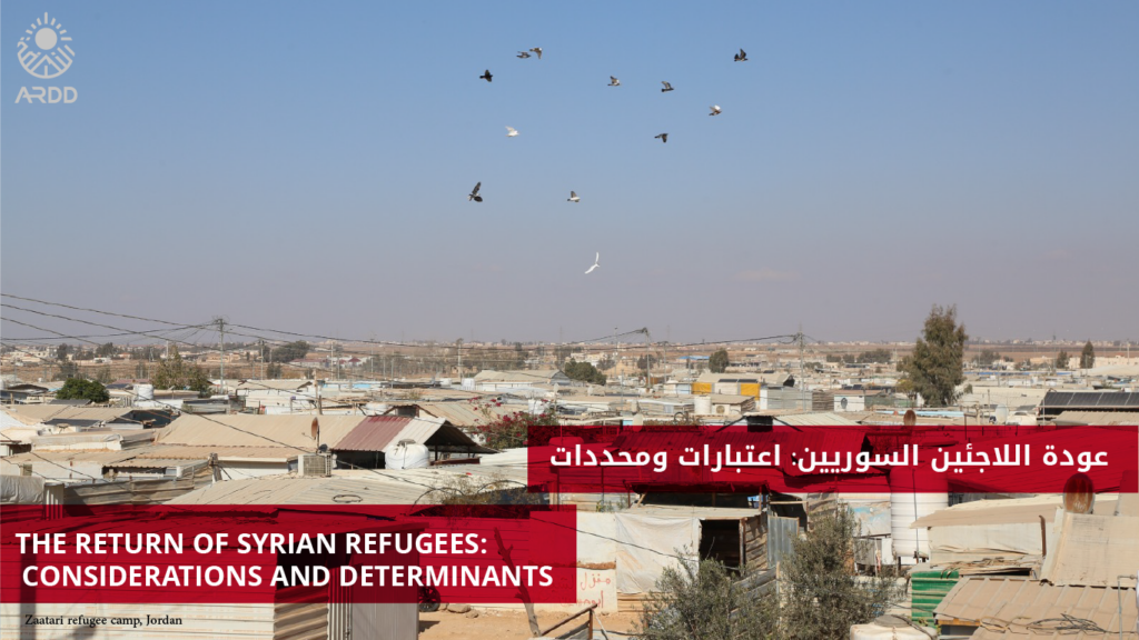 The Return of Syrian Refugees: Considerations and Determinants