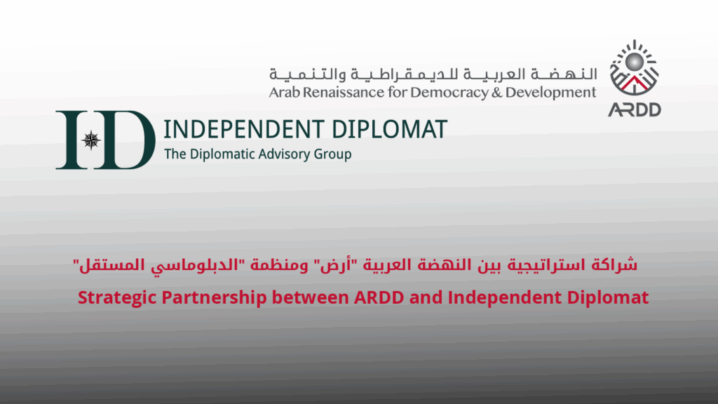Strategic Partnership between ARDD and Independent Diplomat
